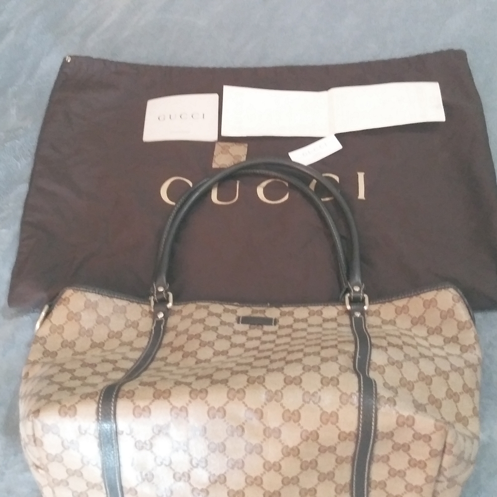 Gucci Joy Guccissima Med Tote